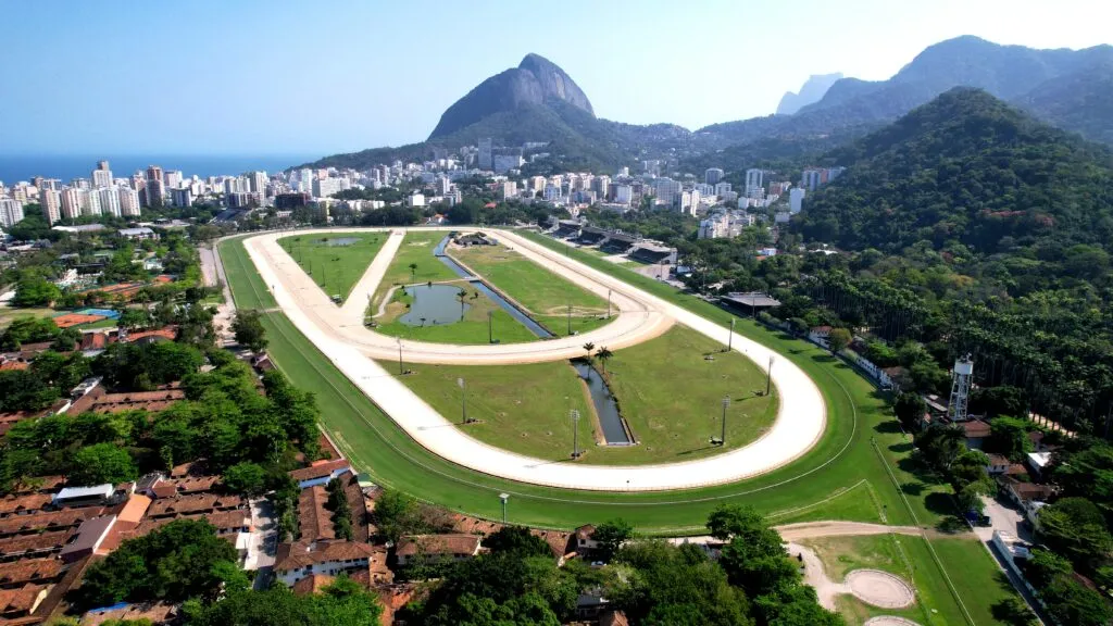 Vista aérea do Jockey Club
